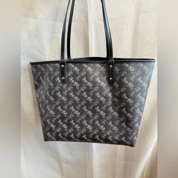 Coach x Jay Shells Reversible City Tote + Wallet Horse & Carriage Print
